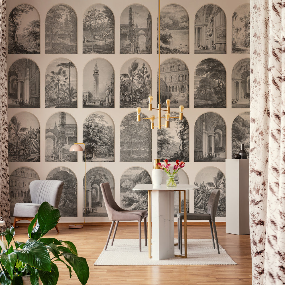 Carta da parati Pinacoteca - sala da pranzo, soggiorno Carta da parati Pinacoteca - sala da pranzo, soggiorno