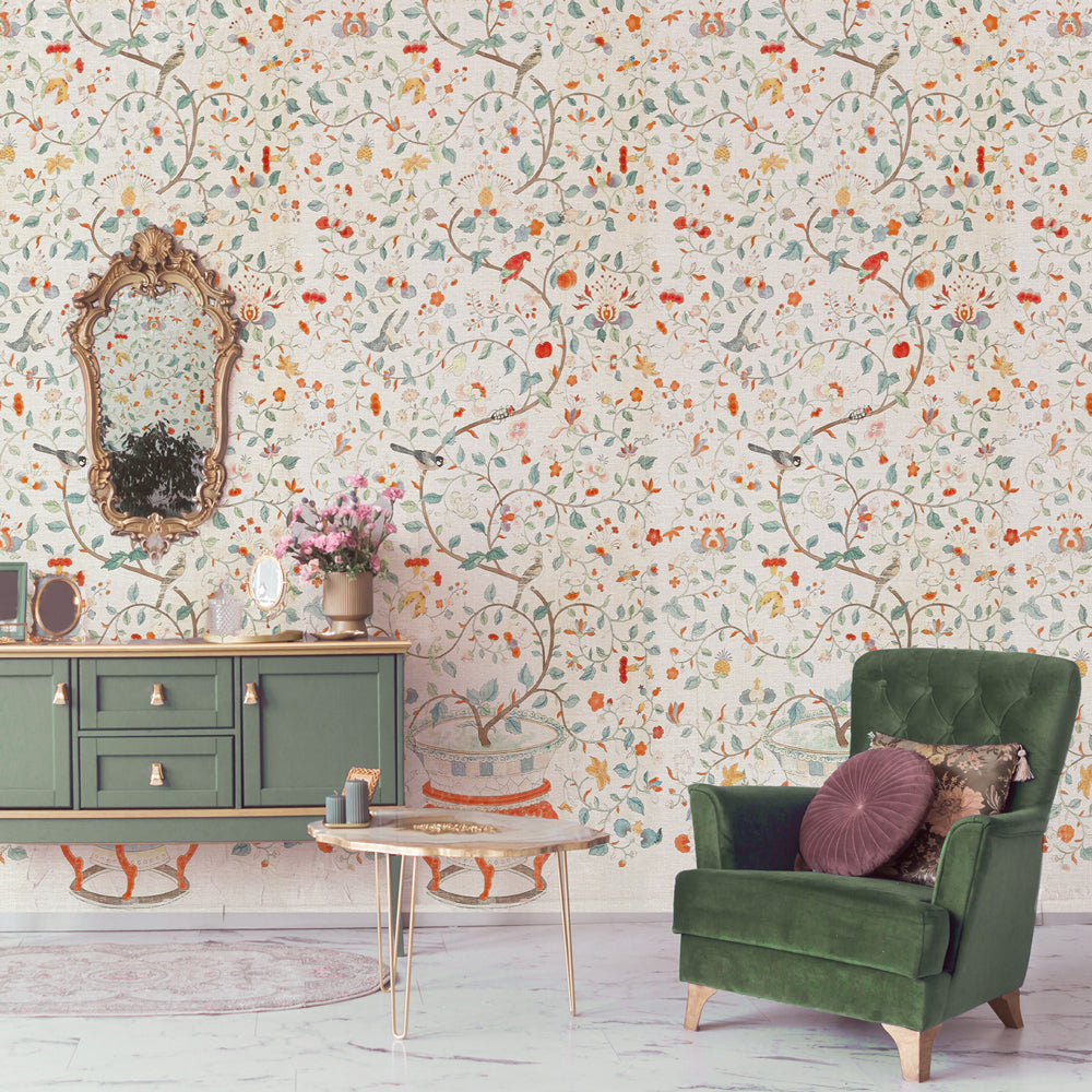 Carta da parati Intrecci - soggiorno Carta da parati Intrecci - soggiorno