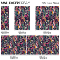 Papel Pintado Tropical en rosa Papel Pintado Tropical en rosa