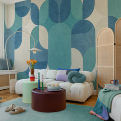 Carta da parati Anni 70 - soggiorno Carta da parati Anni 70 - soggiorno