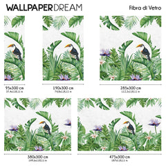 Carta da parati Tucano dimensioni fibra di vetro Carta da parati Tucano dimensioni fibra di vetro