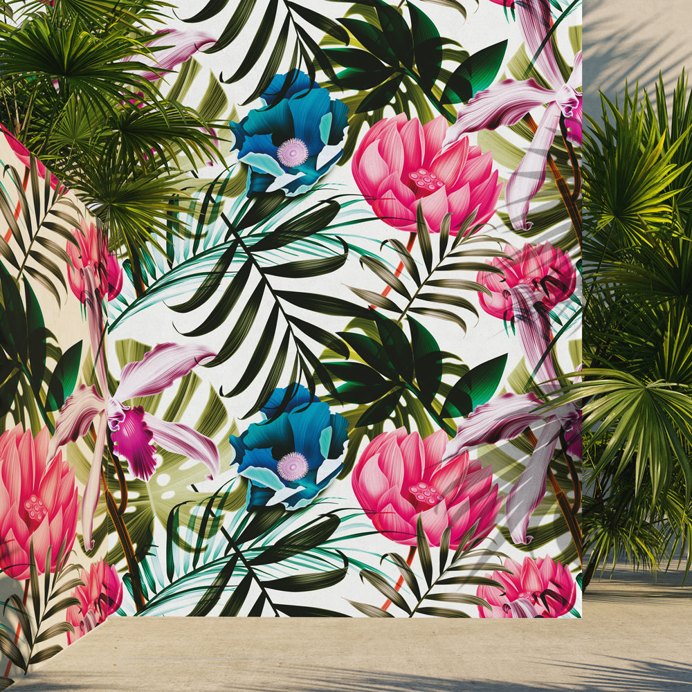 Carta da parati Profumi tropicali - per esterni Carta da parati Profumi tropicali - per esterni