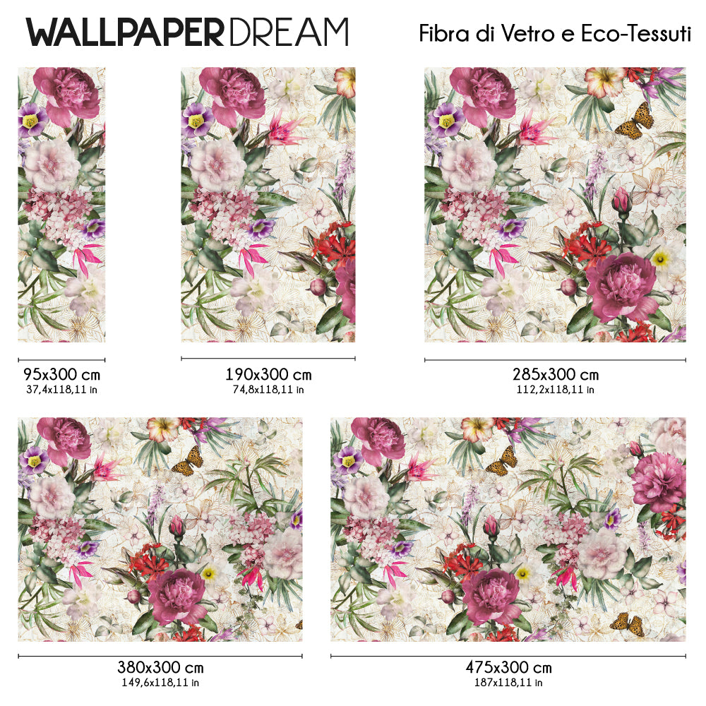 Carta da parati Primavera dimensione Fibra di Vetro Carta da parati Primavera dimensione Fibra di Vetro