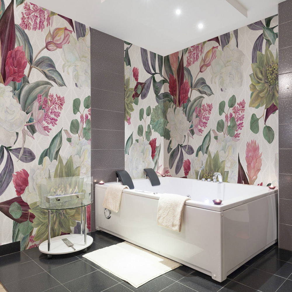 Carta da parati Primavera Vintage - Bagno, Box doccia Carta da parati Primavera Vintage - Bagno, Box doccia