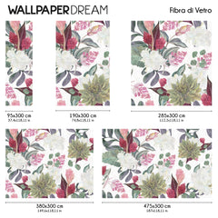 Carta da parati Primavera Vintage Dimensioni Fibra Vetro Carta da parati Primavera Vintage Dimensioni Fibra Vetro