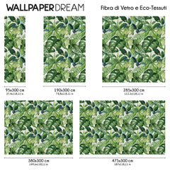 Carta da parati Jungle leaves dimensioni Fibra di Vetro Carta da parati Jungle leaves dimensioni Fibra di Vetro