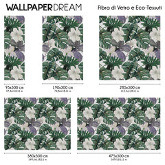 Carta da parati Vintage jungle dimensioni Fibra di Vetro Carta da parati Vintage jungle dimensioni Fibra di Vetro