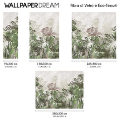 Carta da parati Foresta tropicale dimensioni Fibra di Vetro Carta da parati Foresta tropicale dimensioni Fibra di Vetro