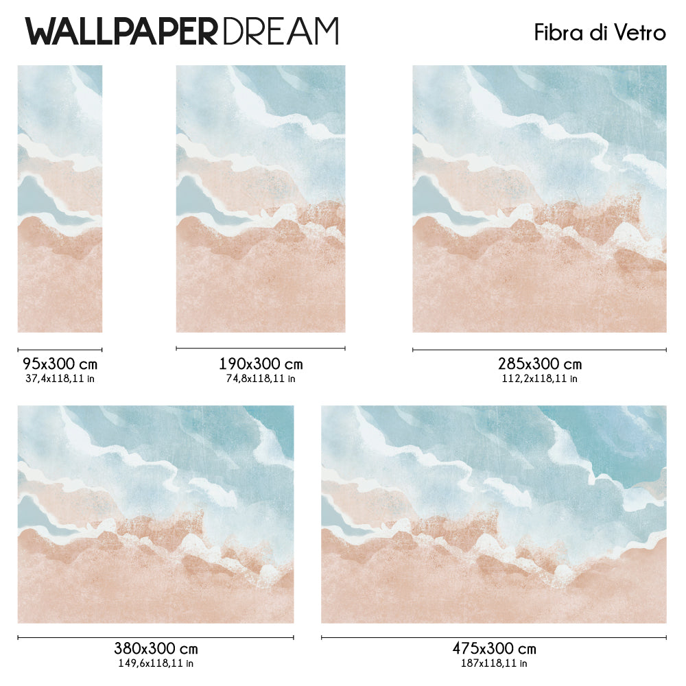 Carta da Parati in Fibra di Vetro Spiaggia astratta Dimensioni Carta da Parati in Fibra di Vetro Spiaggia astratta Dimensioni