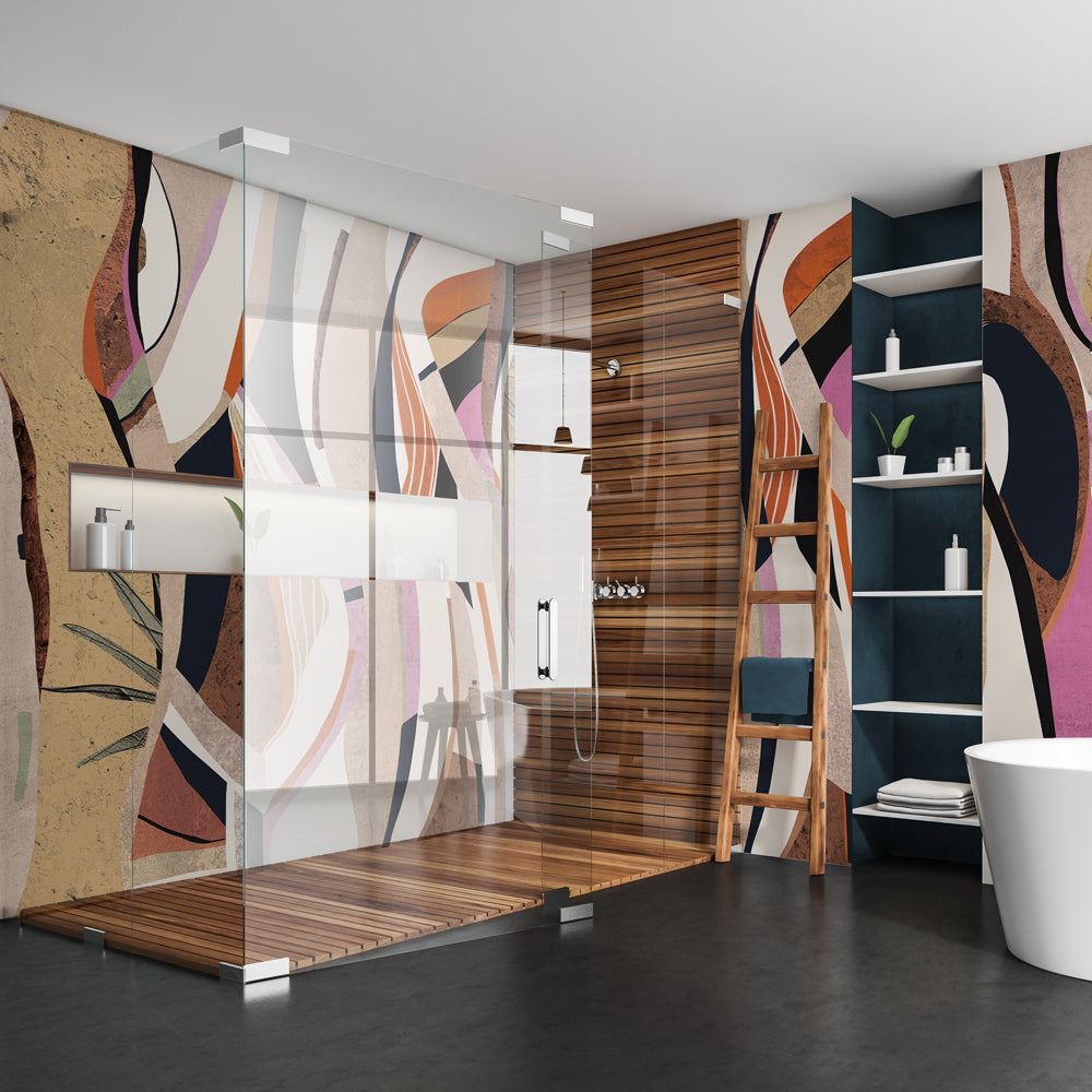 Carta da parati Natura astratta - bagno, box doccia Carta da parati Natura astratta - bagno, box doccia