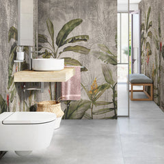 Carta da parati Natura equatoriale bagno 2 Carta da parati Natura equatoriale bagno 2