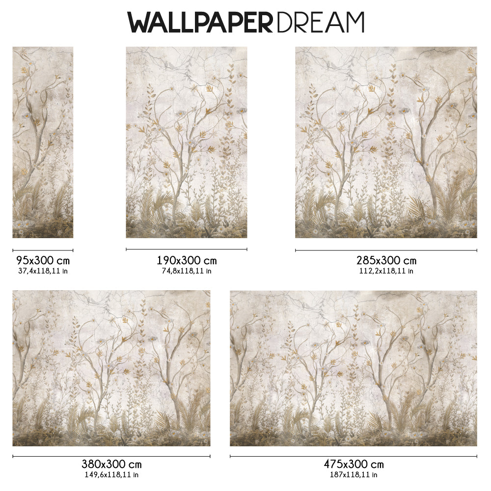 Carta da parati Intrigo Floreale dimensioni Carta da parati Intrigo Floreale dimensioni