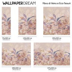 Carta da parati Fantasia Pastello dimensioni fibra di vetro Carta da parati Fantasia Pastello dimensioni fibra di vetro
