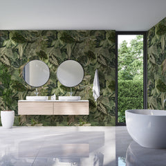 Carta da parati Flora Selvaggia - bagno Carta da parati Flora Selvaggia - bagno