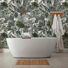 Carta da parati Flora Selvaggia bagno 2 Carta da parati Flora Selvaggia bagno 2