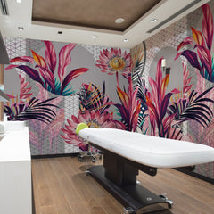 Carta da parati Eleganza Floreale - esercizi commerciali Carta da parati Eleganza Floreale - esercizi commerciali