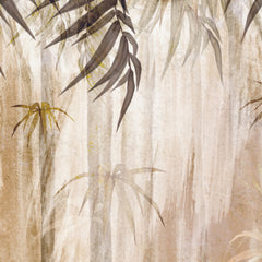 Carta da parati Vintage Bamboo Oasis dettaglio Carta da parati Vintage Bamboo Oasis dettaglio
