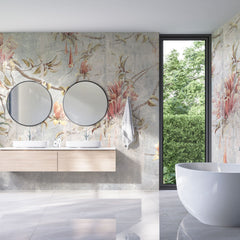 Carta da parati Affresco primaverile - bagno Carta da parati Affresco primaverile - bagno