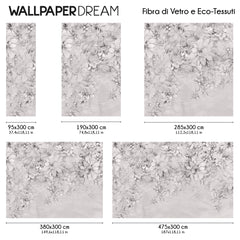 Carta da parati Bouquet etereo dimensioni Fibra di vetro Carta da parati Bouquet etereo dimensioni Fibra di vetro