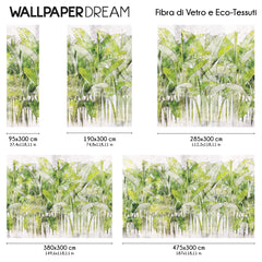Carta da parati Foresta di palme dimensioni Fibra di vetro Carta da parati Foresta di palme dimensioni Fibra di vetro