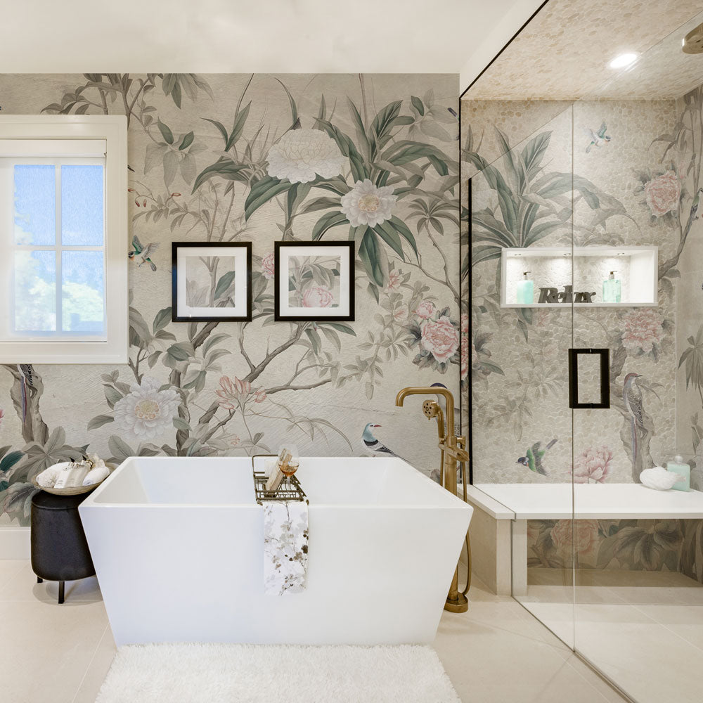 Carta da parati Antichi custodi - bagno, box doccia Carta da parati Antichi custodi - bagno, box doccia