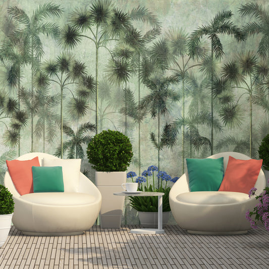 Carta da parati Palme di Carbonera - per esterni