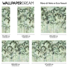 Carta da parati Palme di Carbonera dimensioni Fibra di Vetro Carta da parati Palme di Carbonera dimensioni Fibra di Vetro