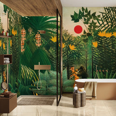 Carta da parati Paesaggio esotico - box doccia Carta da parati Paesaggio esotico - box doccia