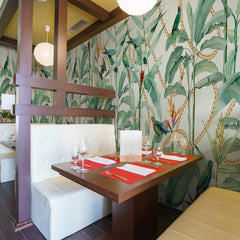 Carta da parati Tropical mint - esercizi commerciali Carta da parati Tropical mint - esercizi commerciali