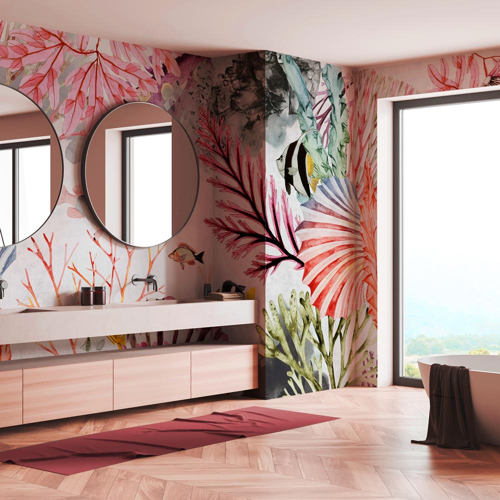 Carta da Parati Giardino marino - bagno Carta da Parati Giardino marino - bagno