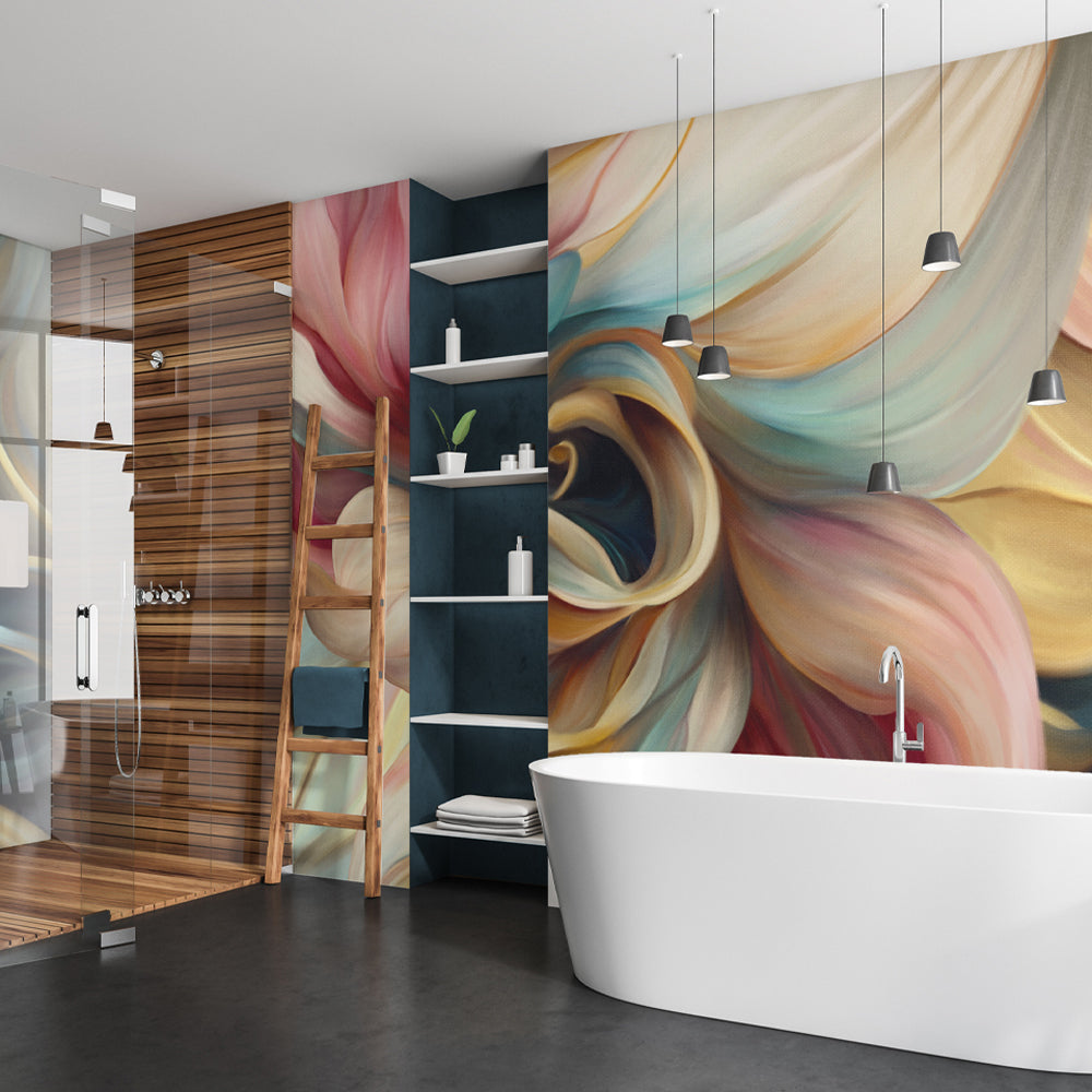 Carta da parati Dash of glam - bagno Carta da parati Dash of glam - bagno