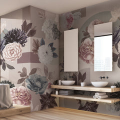 Carta da parati Brezza Cipria - bagno Carta da parati Brezza Cipria - bagno