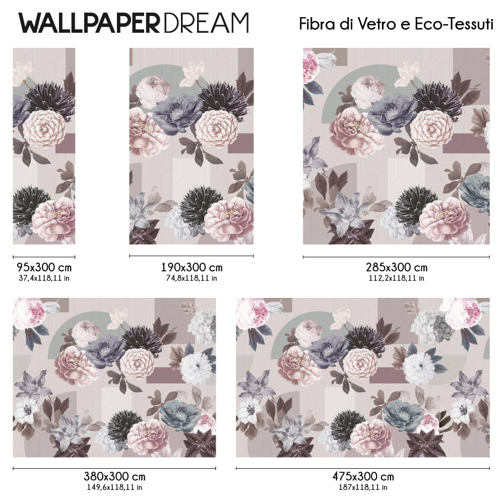 Carta da parati Brezza Cipria dimensioni Fibra di Vetro Carta da parati Brezza Cipria dimensioni Fibra di Vetro