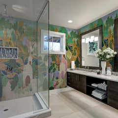 Carta da parati Neverending Journey - bagno, box doccia Carta da parati Neverending Journey - bagno, box doccia