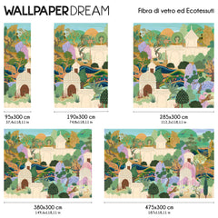 Carta da parati Neverending Journey dimensioni Fibra di vetro Carta da parati Neverending Journey dimensioni Fibra di vetro