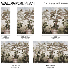 Tropical fresco Wall Mural Tropical fresco Wall Mural