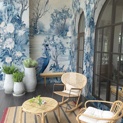 Carta da parati Blue Song - per esterni Carta da parati Blue Song - per esterni