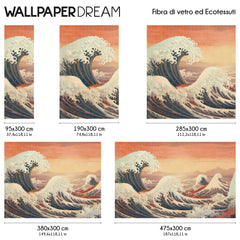 Carta da parati Mare Orientale dimensioni Fibra di vetro Carta da parati Mare Orientale dimensioni Fibra di vetro