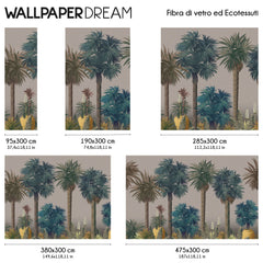 Carta da parati Surreal Palms dimensioni fibra vetro Carta da parati Surreal Palms dimensioni fibra vetro