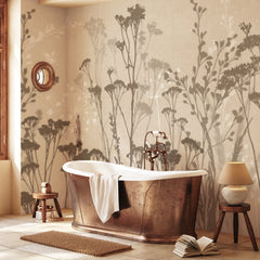 Carta da parati Dry Herbs - bagno Carta da parati Dry Herbs - bagno