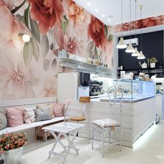 Carta da parati Enchanted Peonies  - esercizi commerciali  Carta da parati Enchanted Peonies  - esercizi commerciali