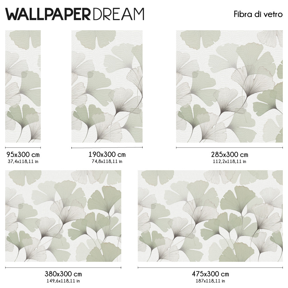 Carta da parati Ginko Essential Dimensioni Fibra Vetro Carta da parati Ginko Essential Dimensioni Fibra Vetro