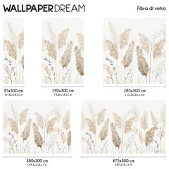 Pampas grass Wall Mural Pampas grass Wall Mural