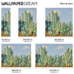Cactus and pyramids Wall Mural Cactus and pyramids Wall Mural