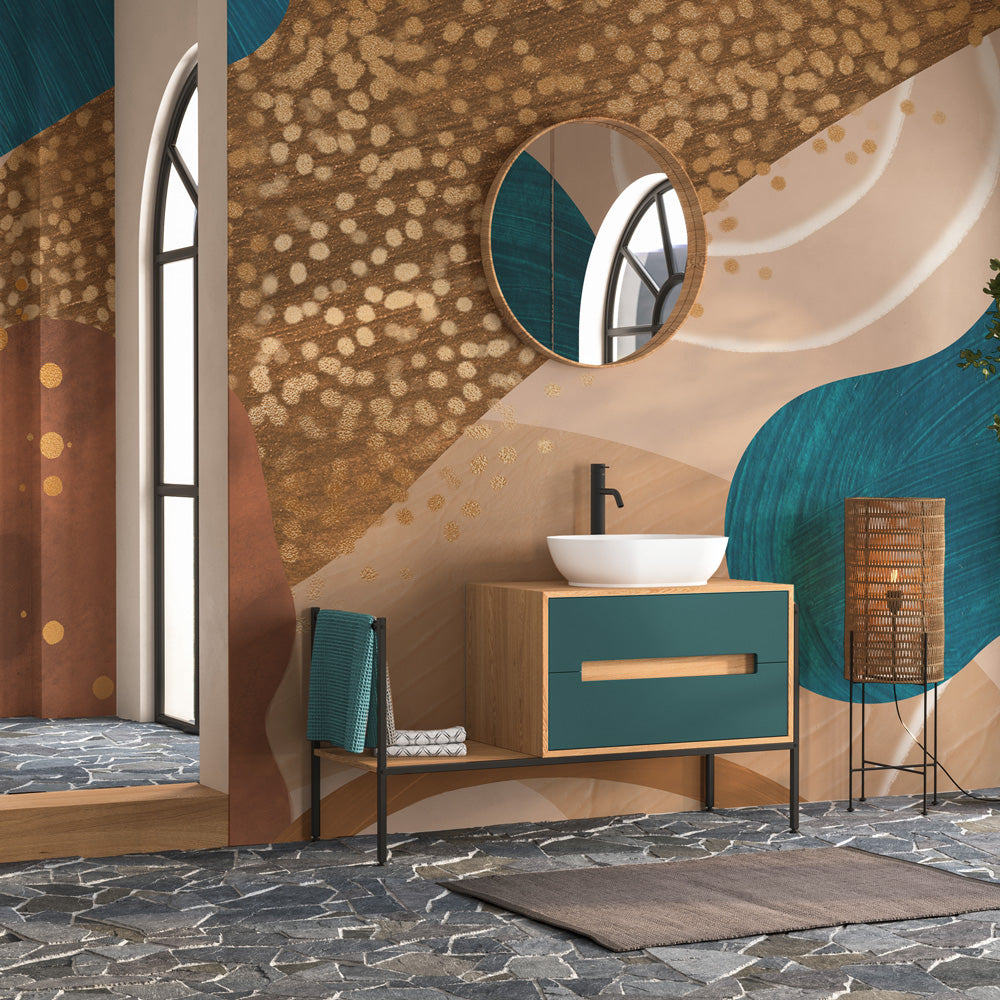 Carta da parati Terra e mare - bagno Carta da parati Terra e mare - bagno