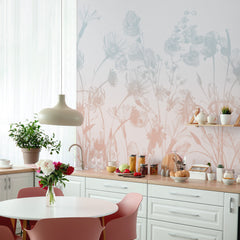 Carta da parati Rugiada del mattino - cucina, sala da pranzo Carta da parati Rugiada del mattino - cucina, sala da pranzo