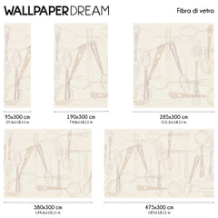 Papel Pintado Cubiertos antiguos Papel Pintado Cubiertos antiguos