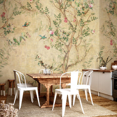 Carta da parati Rami intrecciati - cucina Carta da parati Rami intrecciati - cucina