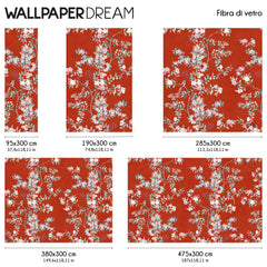 Scarlet Chinoiserie Wall Mural Scarlet Chinoiserie Wall Mural