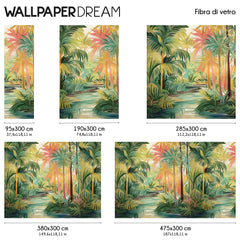 Painted palms Wall Mural Painted palms Wall Mural